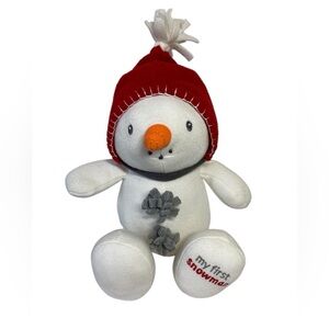 Gund Baby My First Snowman Winter Stuffed Plush Whimsy Wishes Carrot 8”-10”